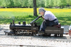 steam train ride on toy