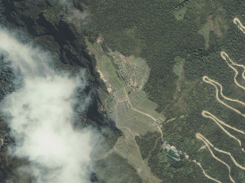 Machu Picchu from the air